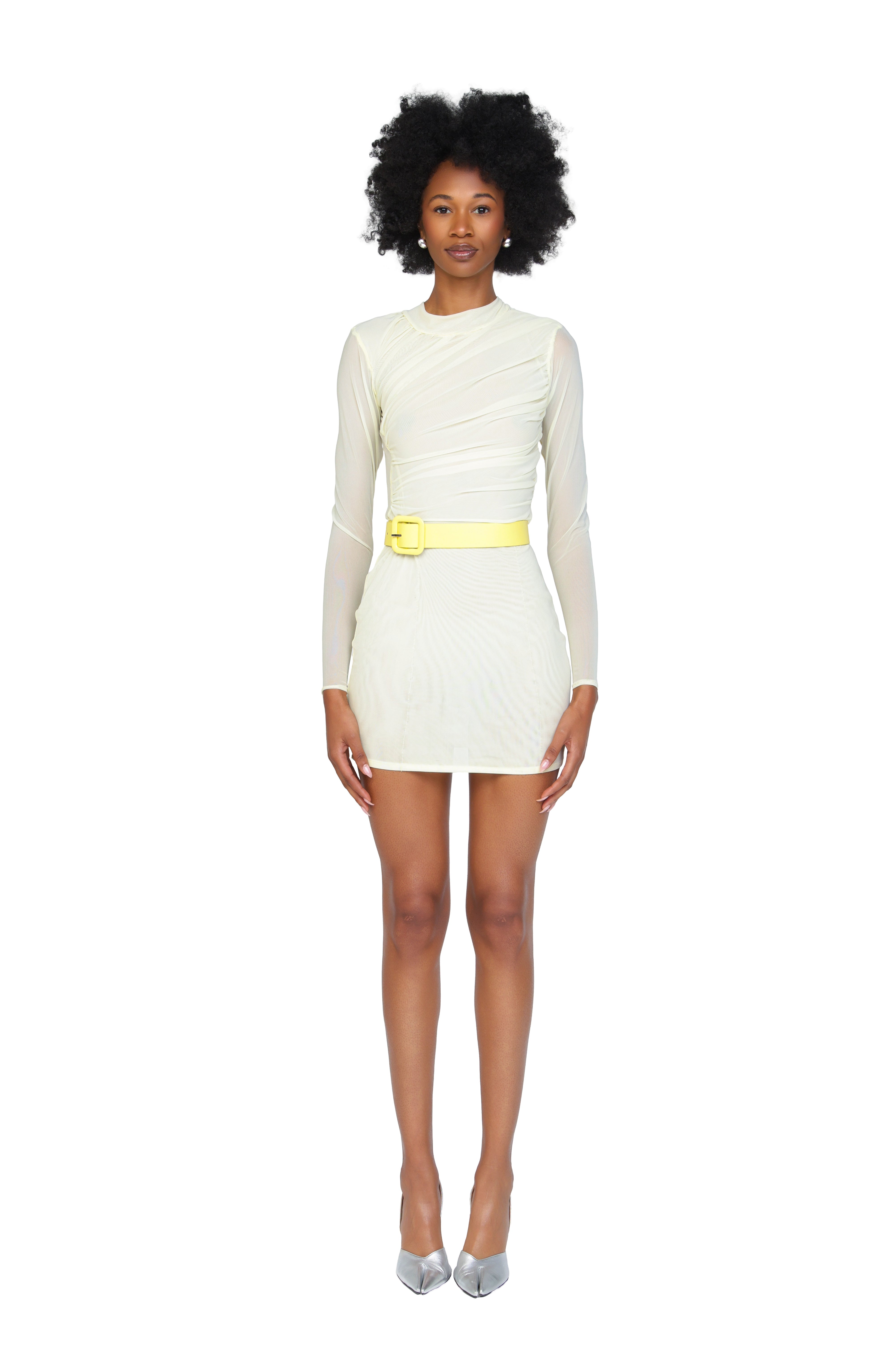 Ruched Mini Dress
