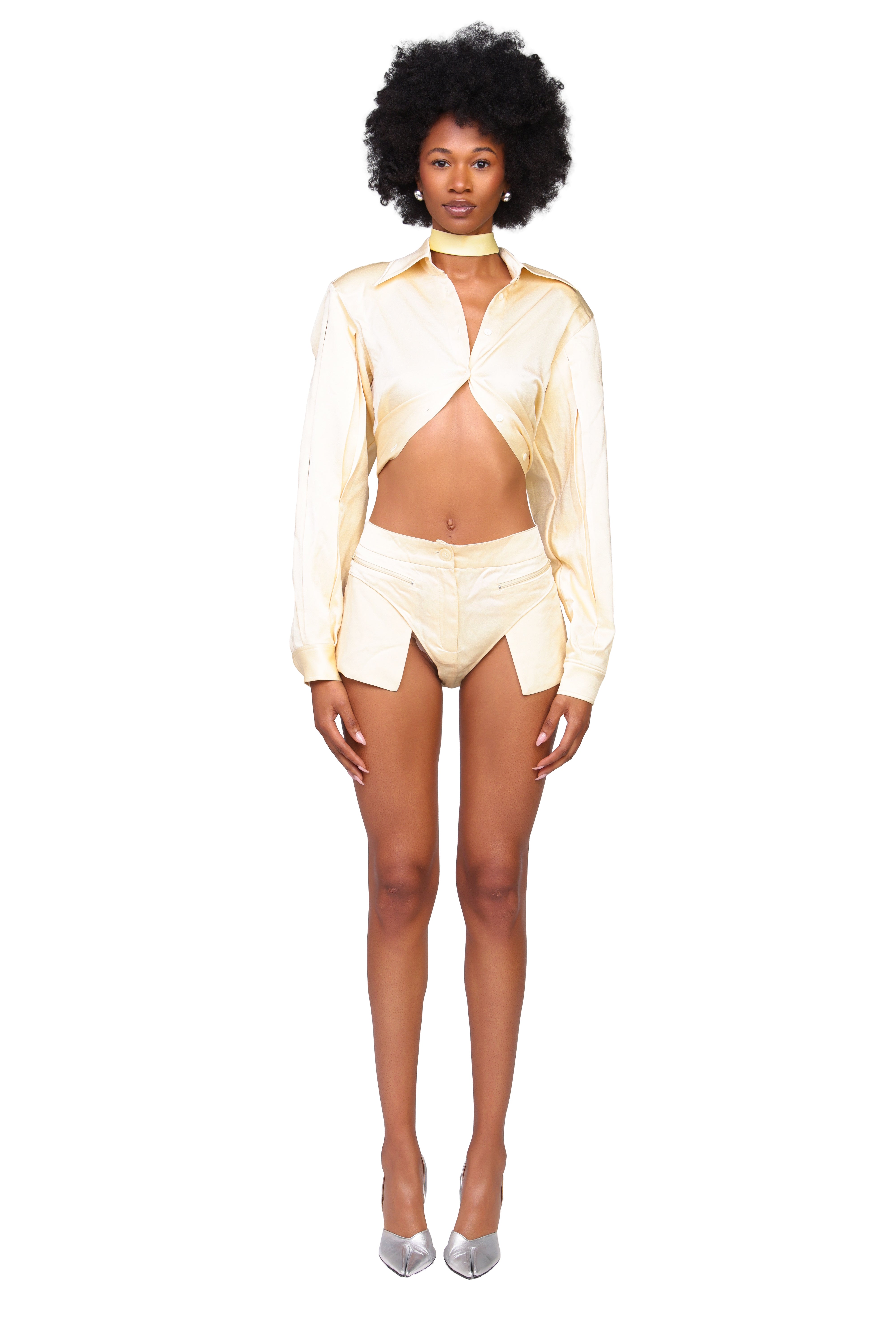 Pleated Mino Shirt 02